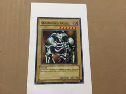 Yu-Gi-Oh Summoned Skull Konami Sample Promo Card Never Played NM-MT 1996 Rare - Image 1