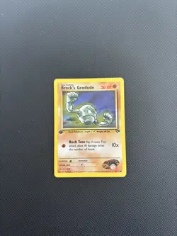 Pokemon Card 1st Edition Gym Challenge Brock's Geodude 68/132 WOTC - Image 2