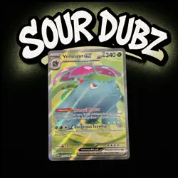 Pokemon TCG Venusaur EX Scarlet & Violet Holo Ultra Rare Card 182/165 - Image 1