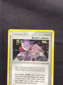 Pokemon Cards: EX Team Rocket Returns Reverse Holo: Rocket's Admin 86/109 - Image 2