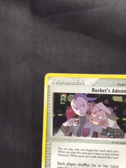 Pokemon Cards: EX Team Rocket Returns Reverse Holo: Rocket's Admin 86/109 - Image 3