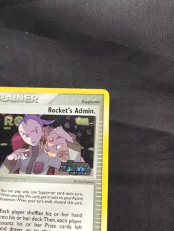 Pokemon Cards: EX Team Rocket Returns Reverse Holo: Rocket's Admin 86/109 - Image 4
