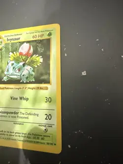 Pokemon TCG Ivysaur Base Set, Shadowless, Regular Card 030/102 - Image 3