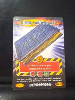 Doctor Who Battles In Time Card River Song's Diary Devastator 040/250 865 - Image 1