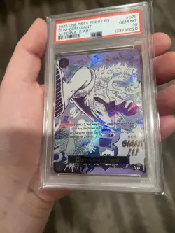 2025 One Piece PRB02 # 078 Gum-Gum Giant Alternate Art PSA 10 Card GEM MINT! - Image 1