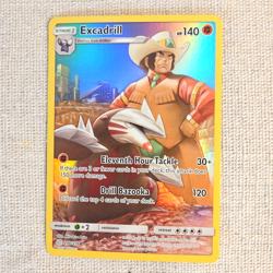 Pokemon TCG Excadrill Sun & Moon Cosmic Eclipse Card 246/236 Holo Rare Near Mint - Image 3