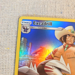 Pokemon TCG Excadrill Sun & Moon Cosmic Eclipse Card 246/236 Holo Rare Near Mint - Image 5