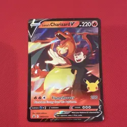 Pokemon Lance's Charizard V SWSH: Sword & Shield Promo Holo Card SWSH133 220 HP - Image 1