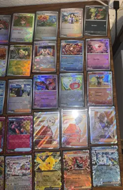 POKEMON Prismatic Evolutions 45 Card Lot: Master Ball, Poke Ball, Full Art, EX - Image 4