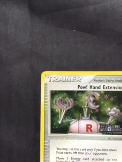 Pokemon Cards: EX Team Rocket Returns Reverse Holo: Pow! Hand Extension 85/109 - Image 3