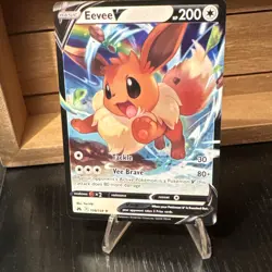 Eevee V Ultra Rare card 108/159 Sword & Shield Crown Zenith 2023 Pokemon NM/LP - Image 3