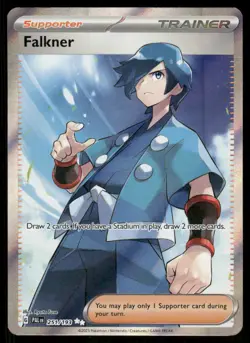Pokemon Cards Falkner 251/193 Paldea Evolved Ultra Rare NM - Image 1