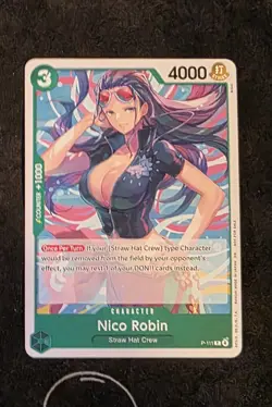 Nico Robin (Heroines Battle Pack) P-111 One Piece Promotion Cards - Image 1