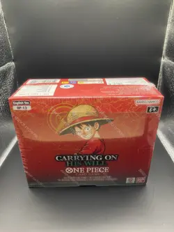 One Piece OP13 Card Game Carrying On His Will OP-13 Booster Box English Sealed - Image 1