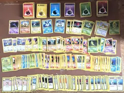 500 Base Set Vintage WOTC Pokemon Cards - Mixed Card Bundle Job Lot - MP - Image 1