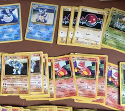 500 Base Set Vintage WOTC Pokemon Cards - Mixed Card Bundle Job Lot - MP - Image 3