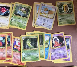 500 Base Set Vintage WOTC Pokemon Cards - Mixed Card Bundle Job Lot - MP - Image 4