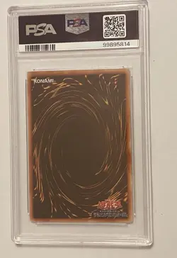 Yu-Gi-Oh GX Dragon Promo Card Light and Darkness PSA 9 - Image 2