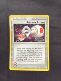 Pokemon Cards: EX Team Rocket Returns Reverse Holo: Pokemon Retriever 84/109 - Image 1