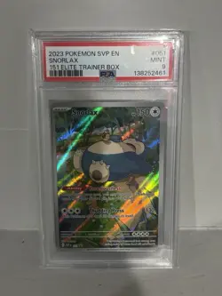 Pokemon: Snorlax 051 Sv: Scarlet & Violet Promo Cards Holo - PSA Graded 9 - Image 1