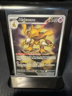 Pokemon Alakazam TCG Black Star Promo Card 009 Mega Evolution - Image 1
