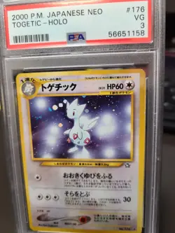 2000 Pokemon Neo Genesis 16/111 Togetic Holo PSA Card - Image 1