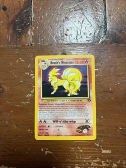 Brock's Ninetales - 3/132 - Gym Challenge - Holo - Pokemon Card -HP - Image 1