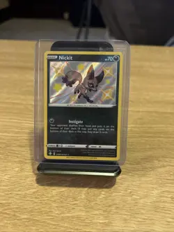 Pokemon Card Nickit SV081/SV122 Shining Fates Shiny Vault Holo Rare NM - Image 1