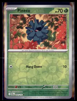 Pokemon Pineco 4/182 Destined Rivals Reverse Holo 5 Card Lot - Image 1