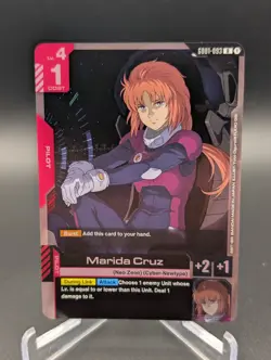 Marida Cruz GD01-093 R FOIL Newtype Rising Gundam Card Game - Image 1