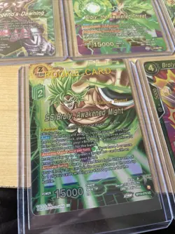 SS Broly Awakened Might Z Leader Foil Lot EVENT STAMP Dragon Ball Card Game NM - Image 2