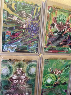 SS Broly Awakened Might Z Leader Foil Lot EVENT STAMP Dragon Ball Card Game NM - Image 3