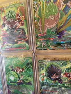 SS Broly Awakened Might Z Leader Foil Lot EVENT STAMP Dragon Ball Card Game NM - Image 4