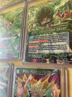 SS Broly Awakened Might Z Leader Foil Lot EVENT STAMP Dragon Ball Card Game NM - Image 5