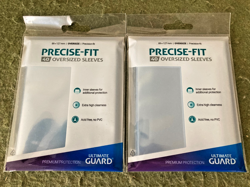 CARD/DECK SLEEVES - ULTIMATE GUARD PRECISE FIT OVERSIZED (89 x127mm) x2 PACKS - Image 1