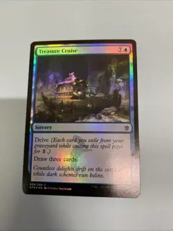 Treasure Cruise 59 Khans of Tarkir FOIL MTG TCG CARD NM - Image 1