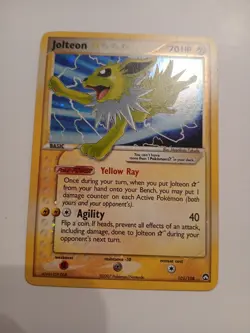 Jolteon Gold Star Holo Ultra Rare Vintage Pokemon Card 101/108 EX Power Keepers - Image 1