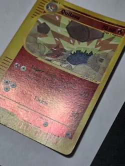 Pokemon TCG Quilava Reverse Holo Card 91/165 Expedition Base Set - Image 2