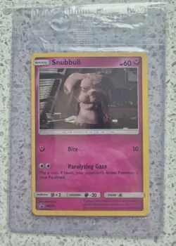 Pokemon Card - Snubbull - Sealed Promo - Detective Pikachu- Black Star - SM200 - Image 1