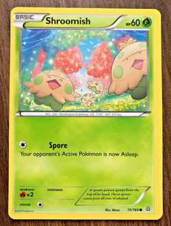 Shroomish 15/160 - 2017 Pokemon Primal Clash Common Card - CLEAN NM - Image 1