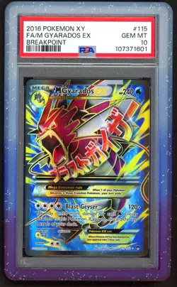 Pokemon Cards - PSA 10 M Gyarados EX 115/122 - Breakpoint XY - MINT - PSA10 - Image 1