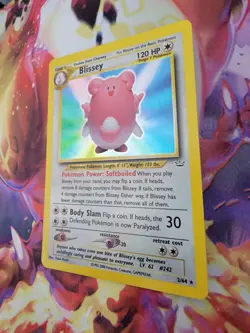 Blissey - 2/64 - Pokemon Neo Revelation Unlimited Holo Rare Card WOTC LP/NM - Image 5