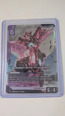 Gundam Exia (Trans-Am) GD03-049 LR - Steel Requiem - Gundam TCG Card Game CCG - Image 1