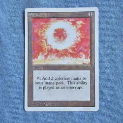 Magic the Gathering ~ MTG ~ 1x Sol Ring ~ HP ~ REVISED 90s vintage - Image 3