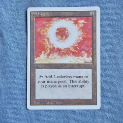 Magic the Gathering ~ MTG ~ 1x Sol Ring ~ HP ~ REVISED 90s vintage - Image 4