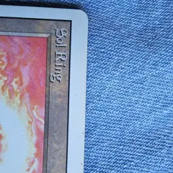 Magic the Gathering ~ MTG ~ 1x Sol Ring ~ HP ~ REVISED 90s vintage - Image 5