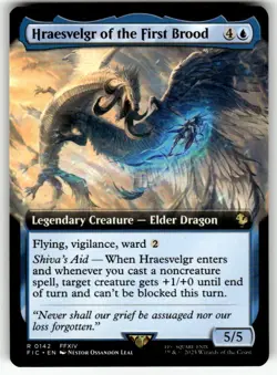 Hraesvelgr of the First Brood (Extended Art) R Commander: FINAL FANTASY 142 NM - Image 1