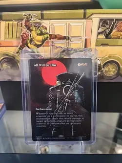 Mtg All Will Be One M 0008 (Borderless) Teenage Mutant Ninja Turtles Foil NM - Image 1