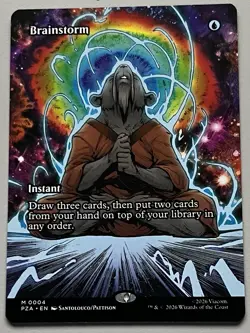 MTG PZA Brainstorm Instant MYTHIC REGULAR #0004 - Image 1