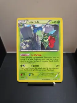 Roserade - 15/124 - Rare NM Dragons Exalted Pokemon NM-/LP+ - Image 1